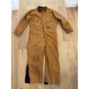 Walls Workwear Insulated Coveralls Mens  2XL Regular Duck Collar Zip Leg